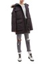 Figure View - Click To Enlarge - CANADA GOOSE - 'Expedition' coyote fur hooded down parka