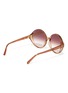 Figure View - Click To Enlarge - LINDA FARROW - 'Eden' acetate oversized round sunglasses
