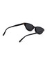 Figure View - Click To Enlarge - LINDA FARROW - Acetate narrow cat eye sunglasses