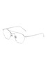 Main View - Click To Enlarge - LINDA FARROW - Titanium aviator optical glasses