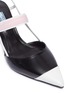 Detail View - Click To Enlarge - PRADA - Colourblock strappy slingback pumps