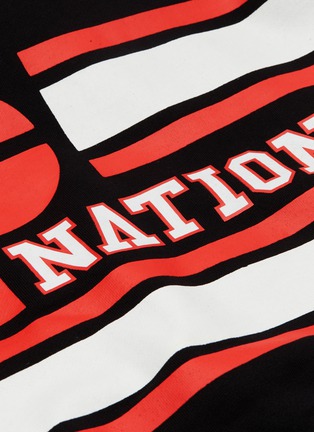  - P.E NATION - 'Court Player' logo print hoodie