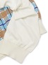  - AALTO - Sleeve panel tartan plaid knit top