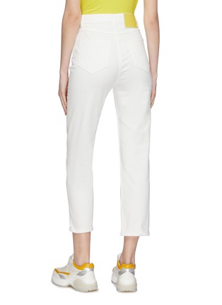 Back View - Click To Enlarge - AALTO - Cropped straight leg jeans