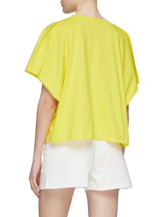 Back View - Click To Enlarge - AALTO - Flared cape sleeve T-shirt