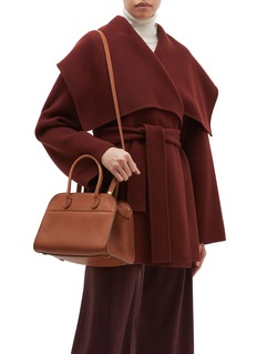 The New Style Row Bags Margaux 10 Lcu Smooth Leather Litchi Grain