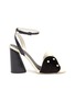 Main View - Click To Enlarge Main View - Click To Enlarge - Mercedes Castillo - 'Tila' ankle strap beaded floral leather sandals