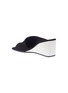 Back View - Click To Enlarge - MERCEDES CASTILLO - 'Alba' kid suede wedge sandals