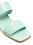 Detail View - Click To Enlarge - MERCEDES CASTILLO - 'Lavinia' contrast block heel leather sandals