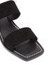 Detail View - Click To Enlarge - MERCEDES CASTILLO - 'Lavinia' wooden block heel suede sandals