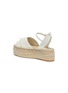  - MERCEDES CASTILLO - 'Xiemena' ankle strap leather espadrille flatform sandals