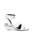 Main View - Click To Enlarge - PROENZA SCHOULER - Sculptural heel strappy leather sandals