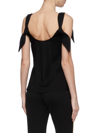 Back View - Click To Enlarge - ELLERY - 'One Hand Clapping' knot strap top