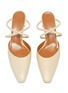 Detail View - Click To Enlarge - ROSETTA GETTY - Cross strap leather mules