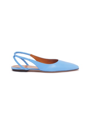 Main View - Click To Enlarge - ROSETTA GETTY - Leather slingback flats