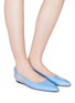 Figure View - Click To Enlarge - ROSETTA GETTY - Leather slingback flats