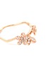Detail View - Click To Enlarge - ANYALLERIE - 'Flower Bouquet Stacking' diamond 18k rose gold ring