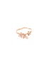 Main View - Click To Enlarge - ANYALLERIE - 'Flower Bouquet Stacking' diamond 18k rose gold ring