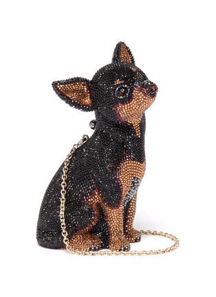 Main View - Click To Enlarge - JUDITH LEIBER - 'Mickie Chihuahua' glass crystal pavé minaudière