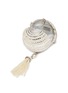 Detail View - Click To Enlarge - JUDITH LEIBER - 'Celestial Sphere' glass crystal faux pearl tassel clutch