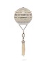 Main View - Click To Enlarge - JUDITH LEIBER - 'Celestial Sphere' glass crystal faux pearl tassel clutch