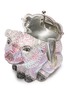 Detail View - Click To Enlarge - JUDITH LEIBER - 'Wilbur Pig' crystal pavé minaudière