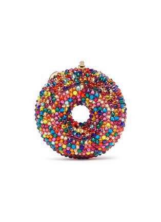 Main View - Click To Enlarge - JUDITH LEIBER - 'Sprinkles Donut' crystal pavé pillbox