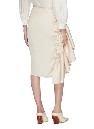 Back View - Click To Enlarge - SOLACE LONDON - 'Belot' gathered drape skirt