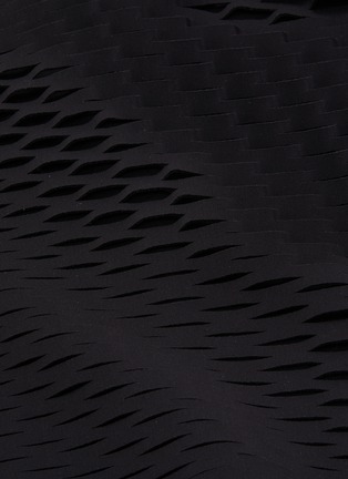 Detail View - Click To Enlarge - DION LEE - 'Honeycomb' lasercut handkerchief skirt