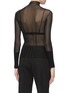 Back View - Click To Enlarge - DION LEE - 'Opacity' pleated turtleneck top