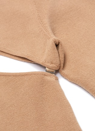  - DION LEE - 'Lingerie Hook' detachable panel cutout turtleneck sweater