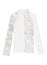 Main View - Click To Enlarge - DION LEE - 'Binary' detachable lace panel tie open back shirt