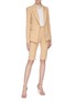 Figure View - Click To Enlarge - DION LEE - 'Binary' detachable panel blazer
