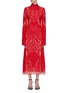 Main View - Click To Enlarge - GALVAN LONDON - 'Oasis' open back graphic embroidered tulle dress
