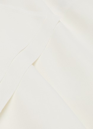 Detail View - Click To Enlarge - ENFÖLD - Folded drape panel wool skirt