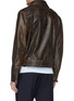 Back View - Click To Enlarge - ACNE STUDIOS - Aged leather biker jacket