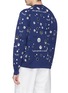 Back View - Click To Enlarge - ACNE STUDIOS - Smiley face jacquard sweater