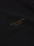  - ACNE STUDIOS - Logo embroidered contrast topstitching sweatshirt
