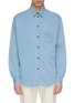Main View - Click To Enlarge - ACNE STUDIOS - Chest pocket chambray shirt