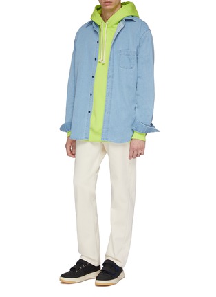 Figure View - Click To Enlarge - ACNE STUDIOS - Chest pocket chambray shirt