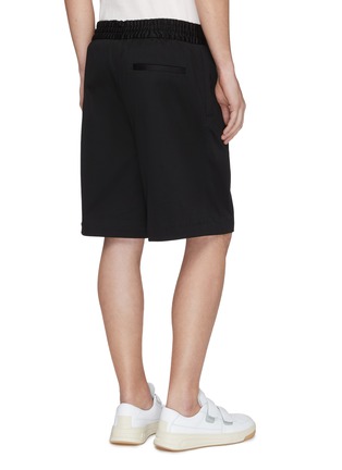Back View - Click To Enlarge - ACNE STUDIOS - Drawstring twill shorts