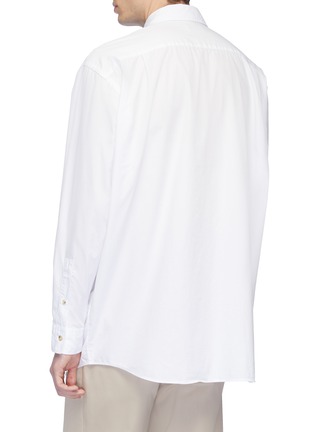 Back View - Click To Enlarge - ACNE STUDIOS - Chest pocket oversized shirt
