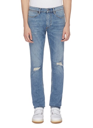 Main View - Click To Enlarge - ACNE STUDIOS - Ripped slim fit jeans