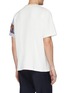 Back View - Click To Enlarge - ACNE STUDIOS - Colourblock sleeve T-shirt
