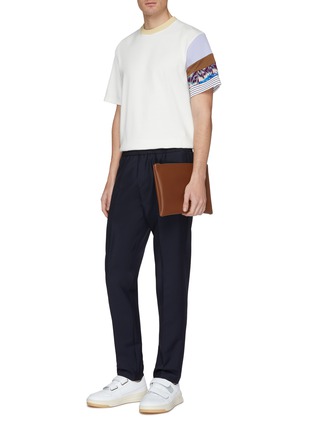 Figure View - Click To Enlarge - ACNE STUDIOS - Colourblock sleeve T-shirt