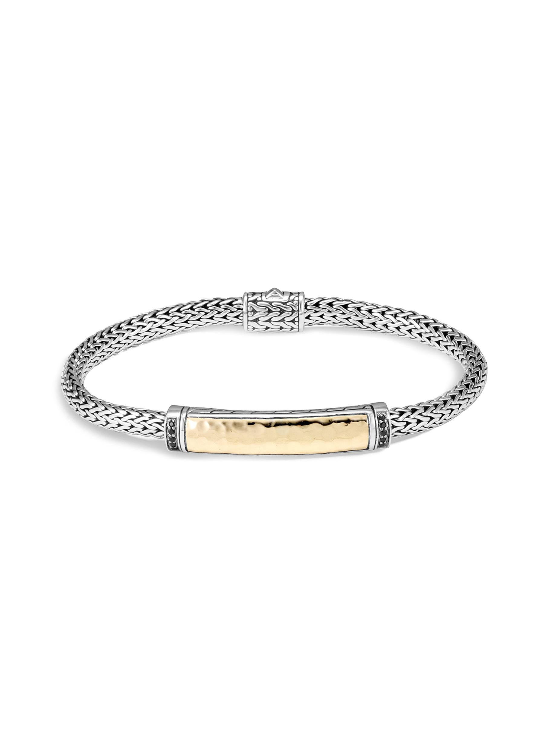 JOHN HARDY 'Classic Chain' sapphire silver yellow gold bracelet