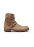Main View - Click To Enlarge - PROJECT TWLV - 'Lowrider' buckled suede boots