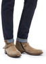 Figure View - Click To Enlarge - PROJECT TWLV - 'Lowrider' buckled suede boots
