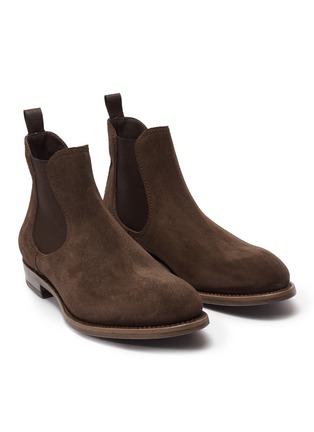 Detail View - Click To Enlarge - PROJECT TWLV - 'Hanoi' suede Chelsea boots