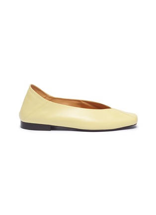Main View - Click To Enlarge - AALTO - Leather step-in flats